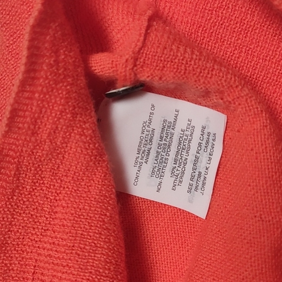Orange JCrew Sweater Vest Top - Picture 11 of 12